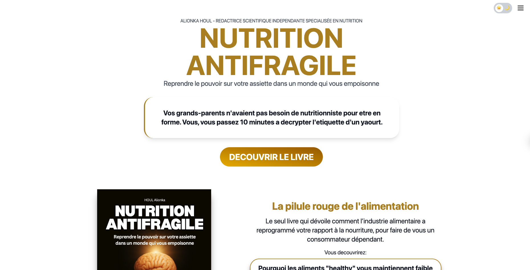 Nutrition Antifragile